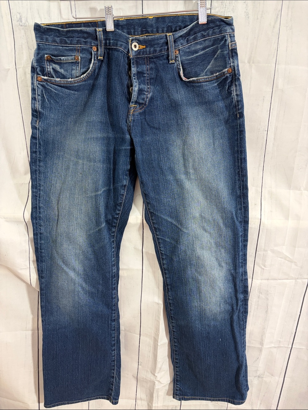 Lucky Brand Men's Faded Indigo Relaxed Jeans